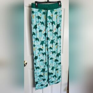 Little Sleepies Mens Turtle Pajama Pants Size Medium